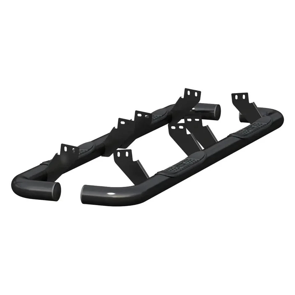For Hummer H2 2003-2009 Aries 204075 3" Black Round Side Bars Foto 2 de 4