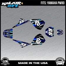 Graphics Kit for Yamaha PW80 (1990-2023) PW-80 PW 80 Prime Series - Blue