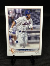 2022 Topps #166 Patrick Mazeika (RC) New York Mets