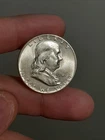 1961- D Franklin Half Dollar BU #1