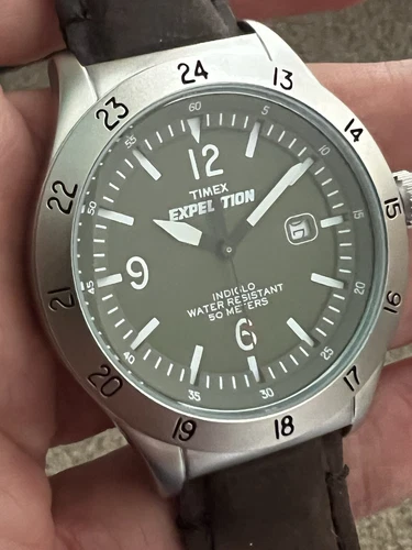 TIMEX EXPEDITION T49881 FIELD WATCH INDIGLO NEW OLD STOCK CLASSIC BOXED AMAZING
