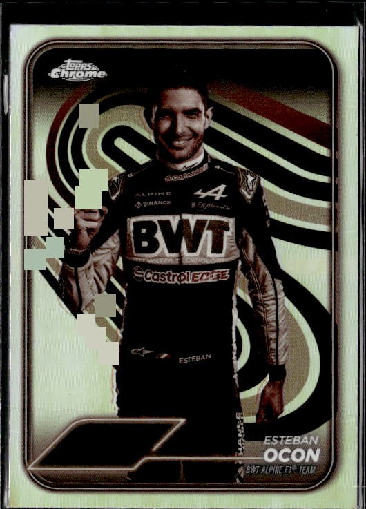 2024 Topps Chrome Formula 1 #9 Esteban Ocon Sepia Refractors