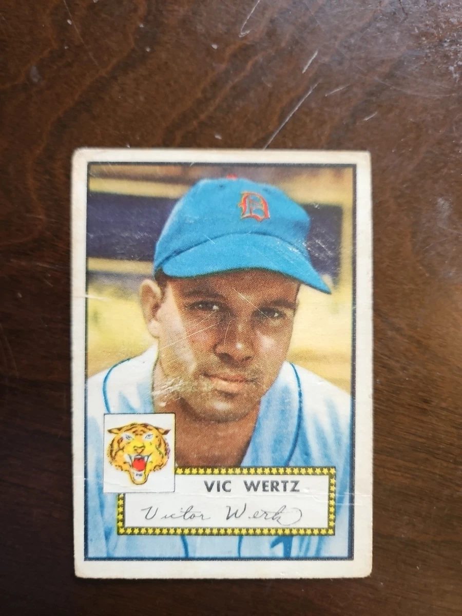 ヴィルツ M away 1952 Bowman #39 VIC WERTZ ex/mt + DETROIT TIGERS no creases | eBay
