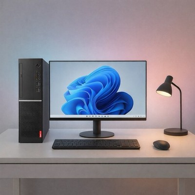 PC-Set | Lenovo V520S + 24'' Monitor | i5-7400 | 8GB RAM 256GB SSD | WIFI WIN11