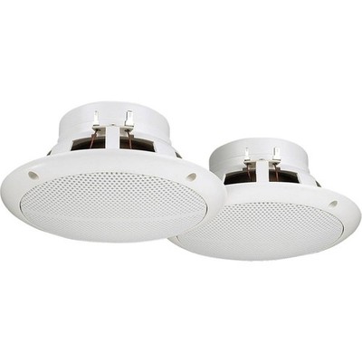 2er Multipack Monacor SPE-265/WS Einbaulautsprecher 60 W 8   Weiß 1 Paar