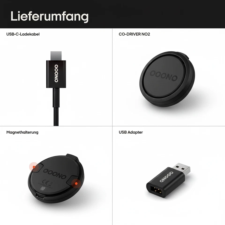 OOONO CO-Driver NO2 [2025 Blitzerwarner] ✅19% MwSt. ✅CarPlay & Android Auto ✅NEU - Bild 2 von 4