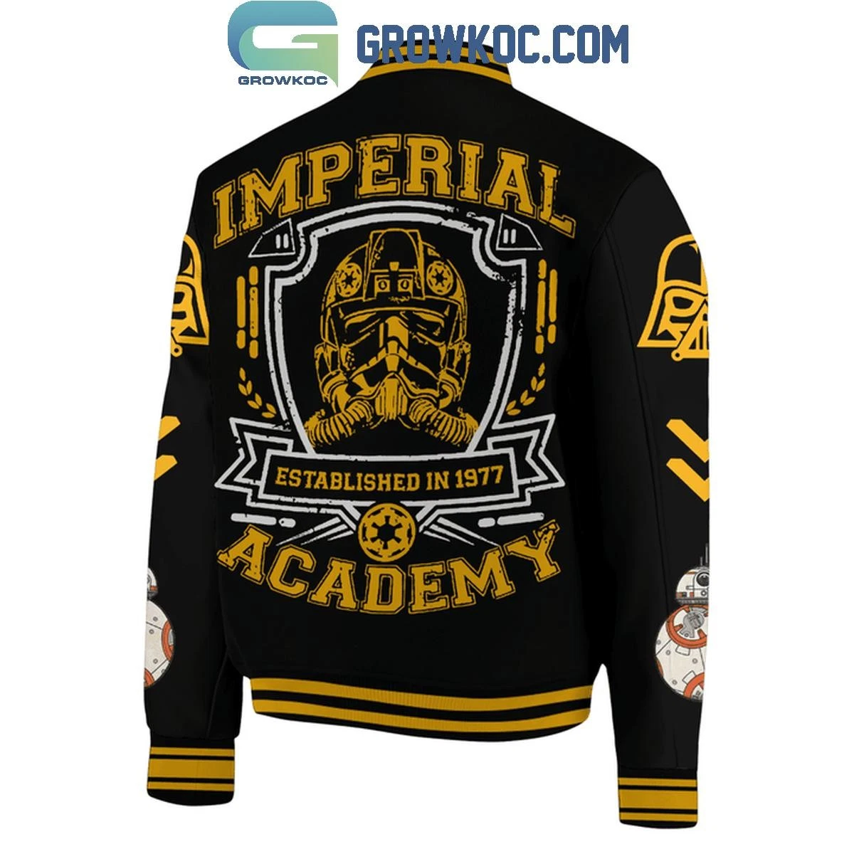 Star Wars Imperial Academy EST 1977 Personalized Baseball Jacket