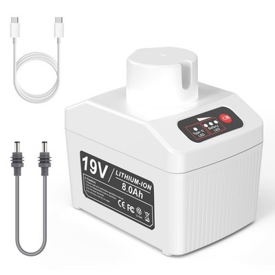 QUASYREALIM 152Wh Starlink Mini Battery Pack 19V 8Ah Portable Power Supply USB-C