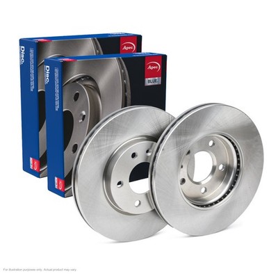 2X APEC Front Brake Discs for OPEL ASTRA J 2009-15 300mm Vented SDK6263