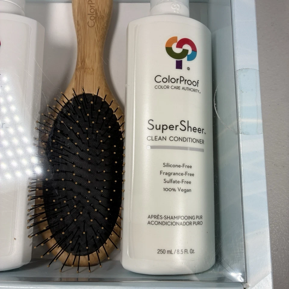 ColorProof SuperSheer Clean Shampoo Conditioner 8.5 Oz SiliconeFree Vegan Set - Image 3 of 4