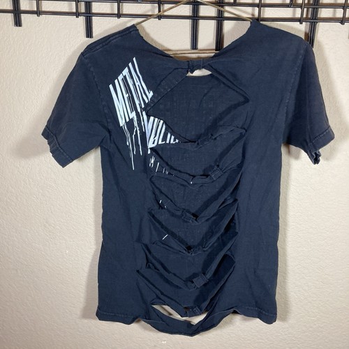Vintage Metal Mulisha - 1999 World Domination - Live Fast Shirt Medium M Ripped - Picture 6 of 8