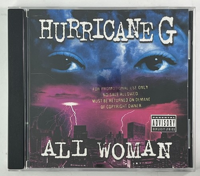 #ad Hurricane G All Woman CD 1997 HOLA Promo Hole Punch Gold Stamp Nice Disc $39.99
