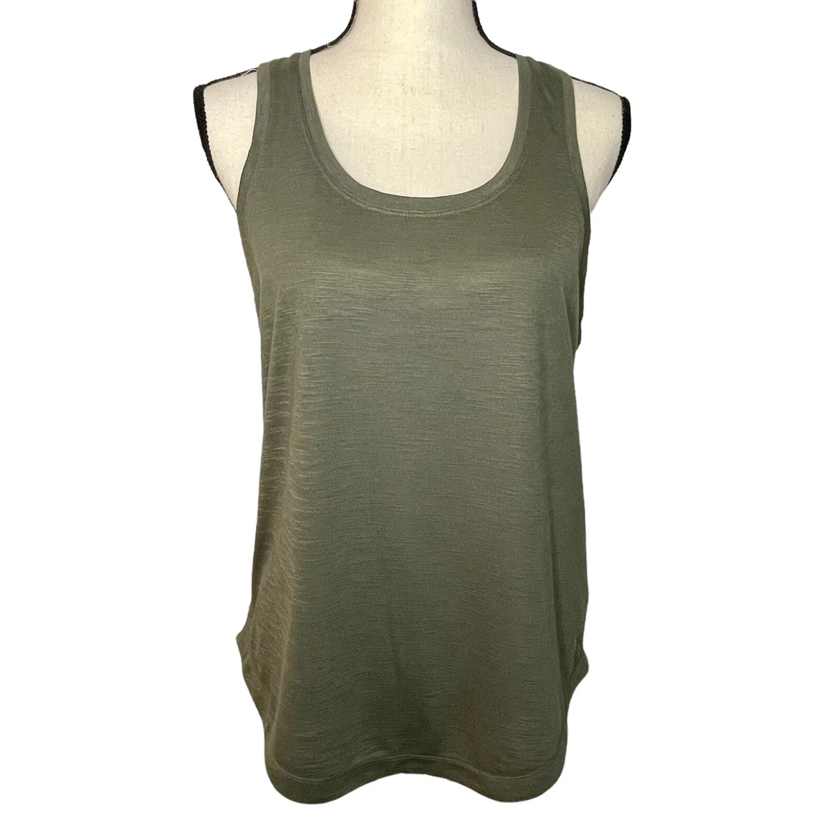 Gaiam Women's Olive Green Sleeveless Active Wear Yoga Tank Top Size M