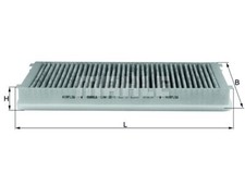 MAHLE LAK 32/1 Innenraumfilter, Frischluftfilter für PORSCHE BOXSTER Spyder (987