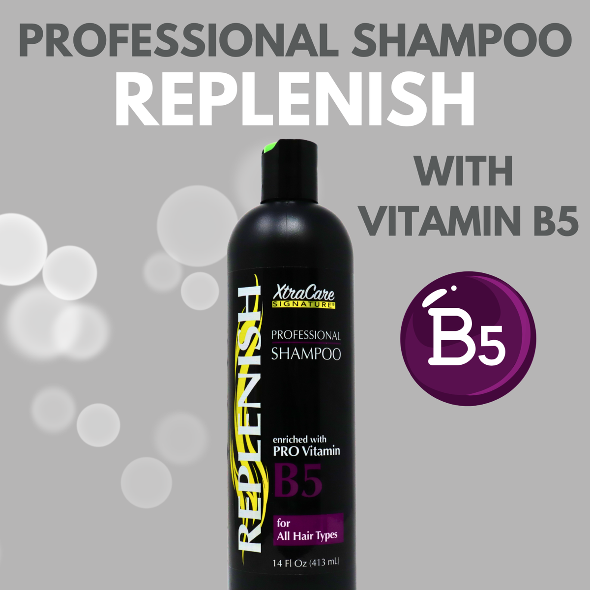XtraCare Replenish Shampoo with Vitamin B5 for All Hair Types