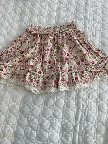 MATILDA JANE Pink Floral Skirt Size 8 - Picture 5 of 6