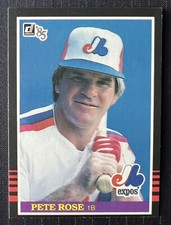 Pete Rose #254 Donruss 1985 (MLB) (Expos-1B) Baseball Card C-1