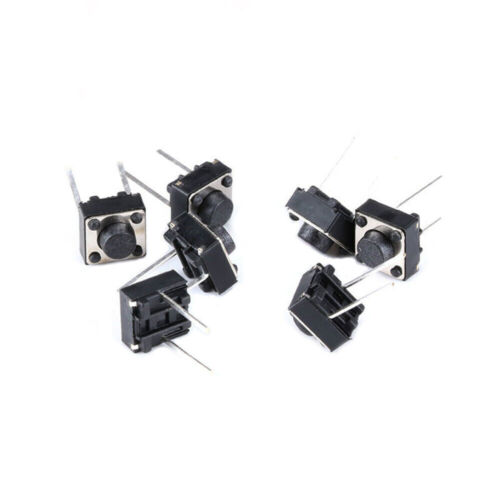 6x6mm Series Small Momentary Tactile Push Button Switch DIP 2 Pin PCB 10-100Pcs - Picture 3 of 7