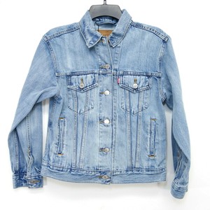 levi light stonewash trucker jacket
