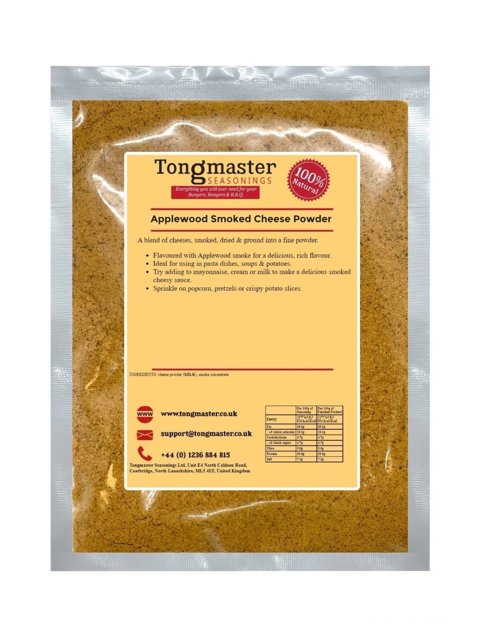 Applewood Smoked Cheddar Cheese Powder - 100g