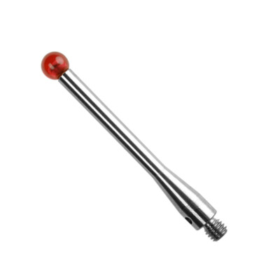 M3 Thread 4.0mm Ruby Ball Stainless Steel Shaft L31mm,CMM Styli for A-5000-3554