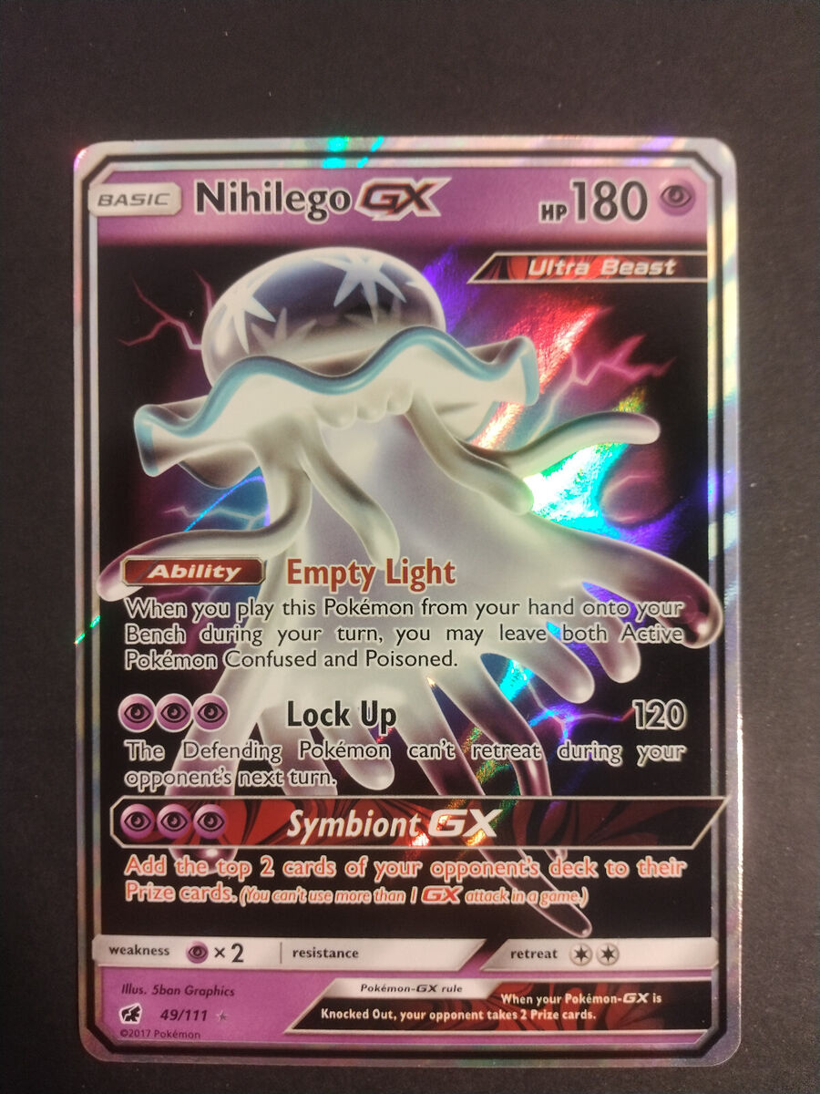 Nihilego GX - Crimson Invasion Pokémon card 49/111