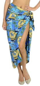 LA LEELA Women Swimsuit Cover Up Beach Wrap Skirt Sarong ...