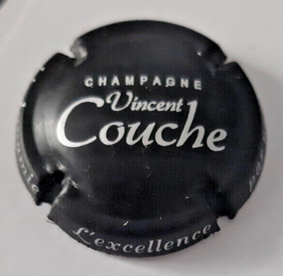 Champagnerkapsel Couche Vincent Schwarz Matt und Silber Nr. 5