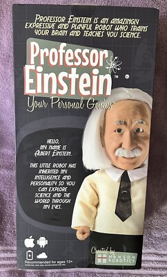 Professor Einstein Interactive Robot Tutor Your Personal Genius! New Open Box