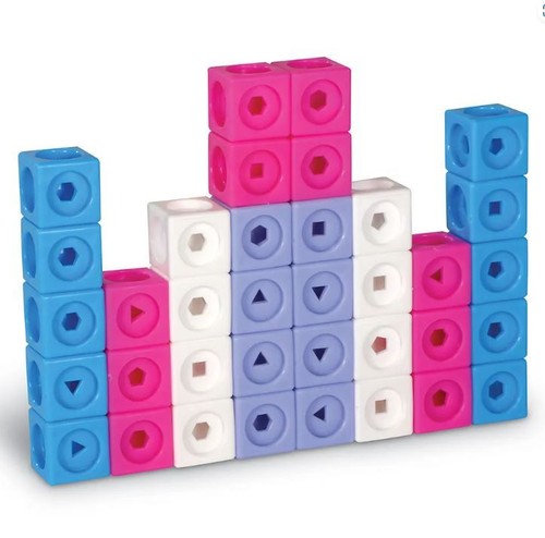 Learning Resources Math Link Cubes Play Learn Activity Set 115 Piece Ages 5+ - Picture 15 of 21