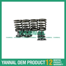 For Kubota Z400 Valve Spring Kit Seat With Cotter ( Fit one engine )