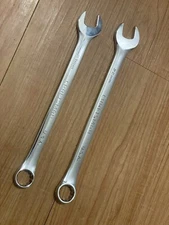 Craftsman Professional USA 21mm 22mm Long Combination Wrench 2Pc Set 44951 44952