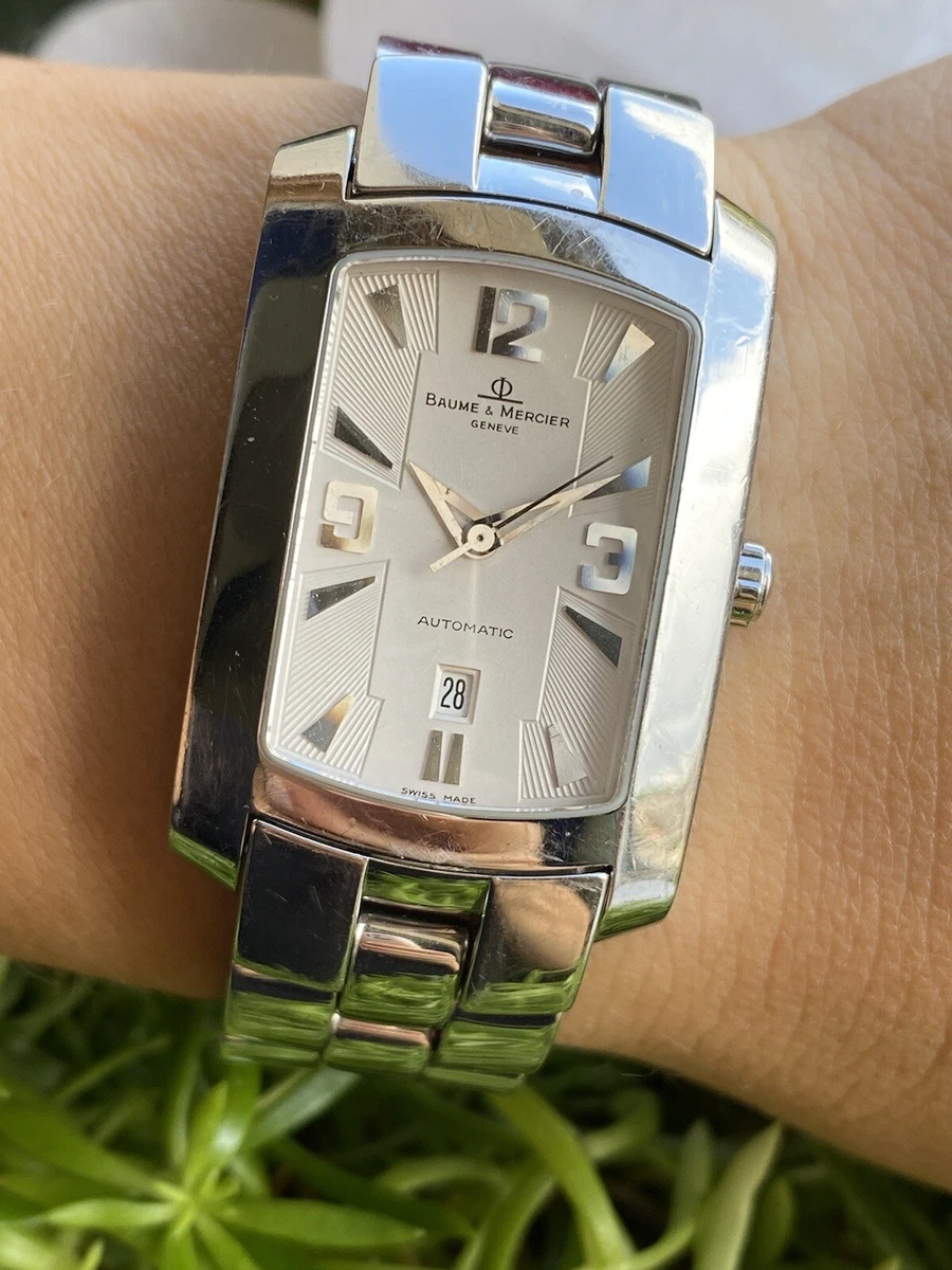 Baume Mercier Hampton Milleis Watch 65308 Automatic Date Unisex Swiss Made