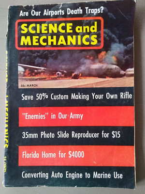 Science and Mechanics Magazine Car Repair Vintage Volume 33 No 3 March 1962