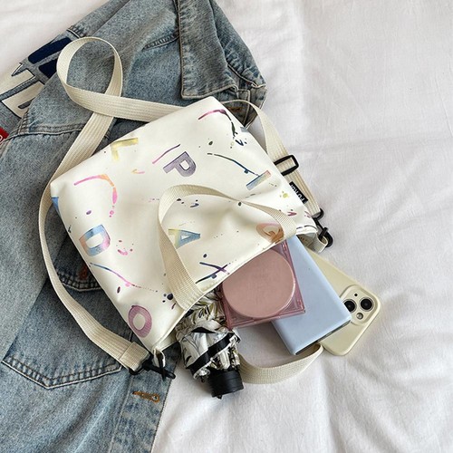 Large Capacity Shoulder Bag Carrying Shopping Bag Commuting Shoulder Tote D4P7 - Picture 17 of 26