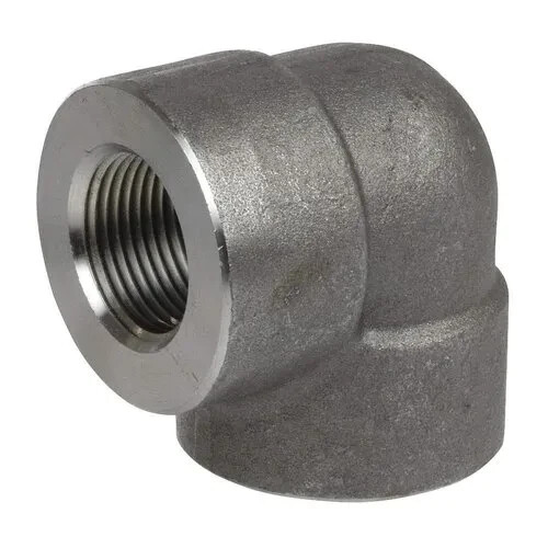 1-1/2" NPT Thread Class 6000 90-Degree Elbow A105 Forged Steel Pipe Fitting - Picture 5 of 9