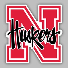 University Of Nebraska Vinyl Sticker/Decal -NCAA -College Football -Cornhuskers