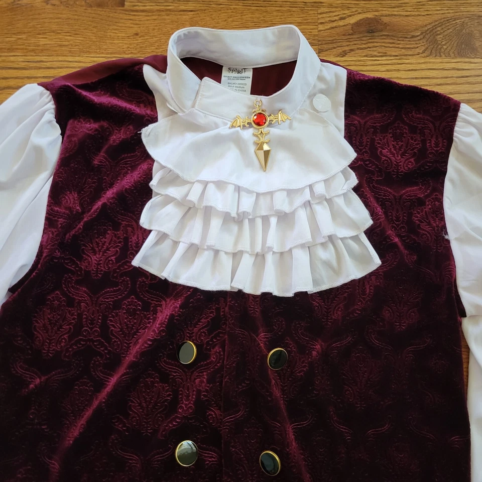 Disfraz de Halloween SPIRIT Nightside Vampire SOLO SUPERIOR Adulto M/o PRÍNCIPE MÚSICO Foto 2 de 4