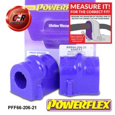 Powerflex Vorn Arb Halterung Buchsen 21mm für Saab 9-5 YS3E (98-10) PFF66-206-21