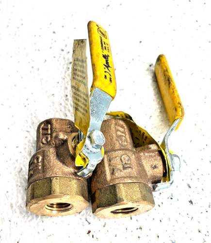 APOLLO 77C-101-01A Brass Ball Valve 1/4" NPT Thread Ends 150-SWP / 600-WOG - Picture 6 of 12
