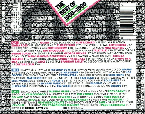(3CD's) The Best Of 1980-1990 Vol. 01 - Queen, Men Without Hats, Icehouse,Europe - Bild 2 von 2