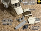 FITS 1984 VINTAGE KENNER STAR WARS IMPERIAL SHUTTLE - REPRO PARTS - HATCH, GUNS.