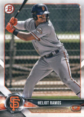 2018 Bowman Draft #BD-133 Heliot Ramos San Francisco Giants