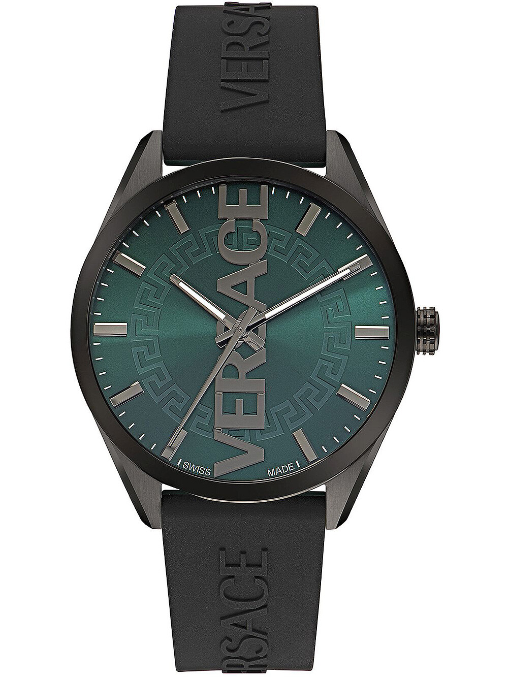 Versace VE3H00322 V-Vertical Mens Watch 42mm Waterproof 5ATM Stainless Steel