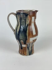 Andrew Coombs Ceramic Wheel Thrown Pitcher/Vase Height 8-1/2”