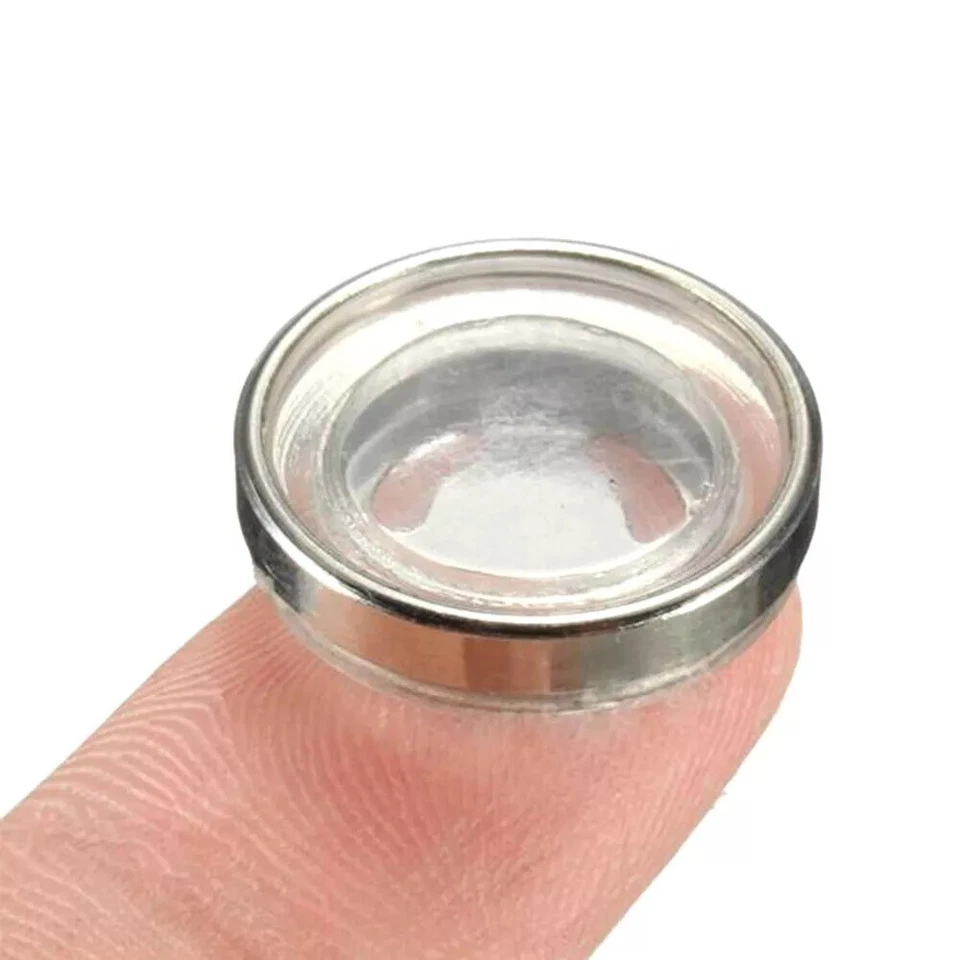 Junta de lente de vidrio de mira de depósito de freno de 18 mm 2 piezas apta para cilindro maestro de motocicleta Foto 4 de 4