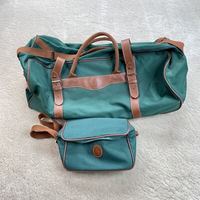 VTG POLO RALPH LAUREN Duffel Travel Luggage Bags Rolling Wheels