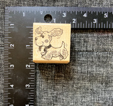 Stampendous WM Rubber Stamp C62 Playful Cocker Spaniel Puppy Dog 1989 NEW VTG