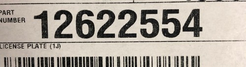GMC Chevrolet HD 2011-2016 sensor de temperatura sensor de oxígeno O2 12622554 nuevo fabricante de equipos originales - Imagen 5 de 5