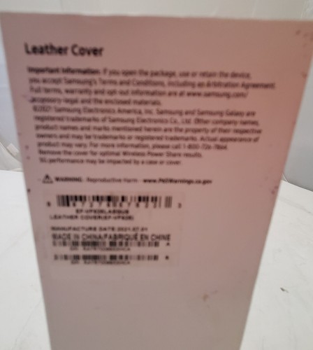 Cover in pelle Samsung Galaxy Z Fold3 usata vintage - Foto 3 di 5